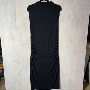 A new fay E Black Sleeveless Maxi Dress long stretch casual boho